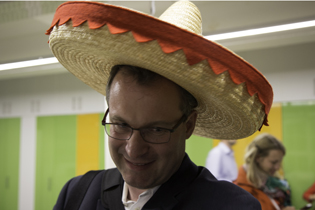 Christoph Schickedanz at the German Hat Museum